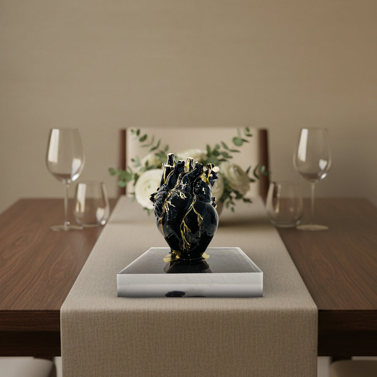 The Heart of Resilience – Sculptural Art Object