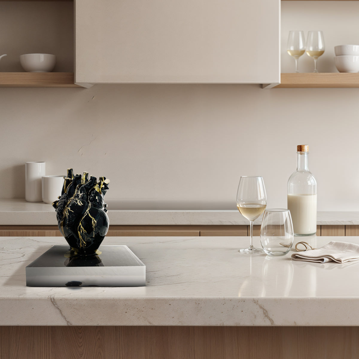 The Heart of Resilience – Sculptural Art Object