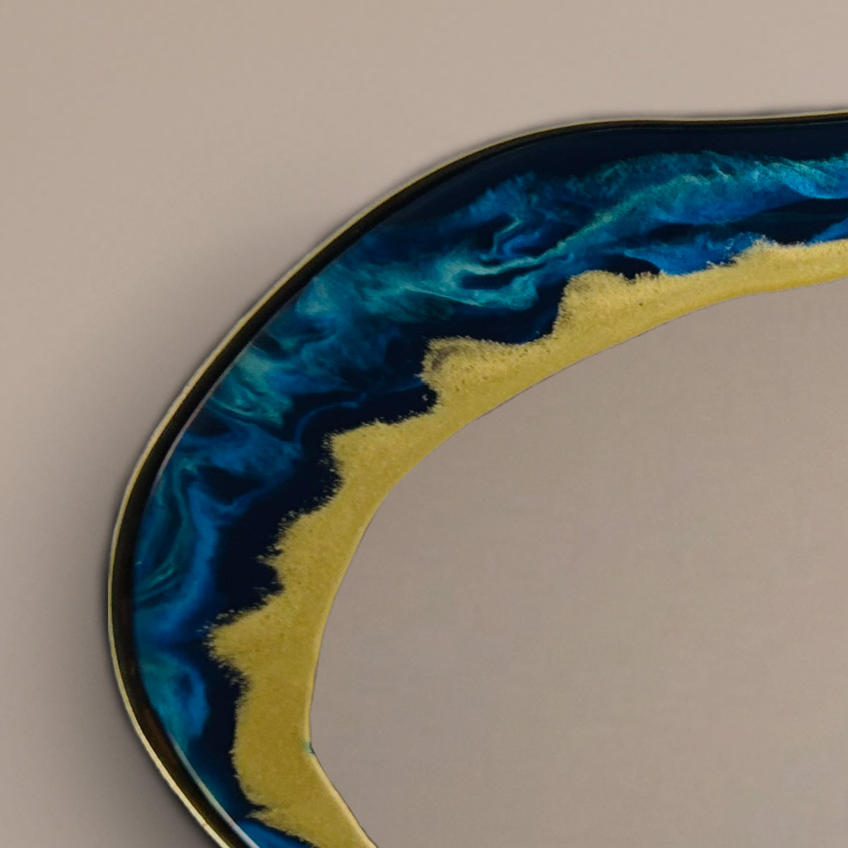 Hand Sculptured Organic Wall Mirror – Tatiana Glen | Veins of the Sea