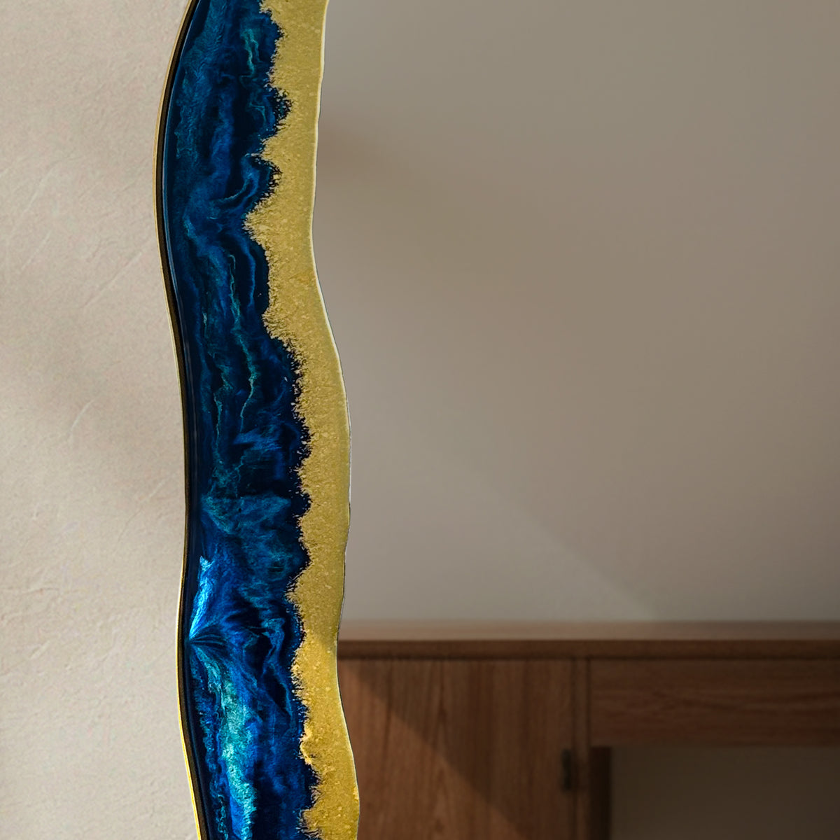 Hand Sculptured Organic Wall Mirror – Tatiana Glen | Veins of the Sea