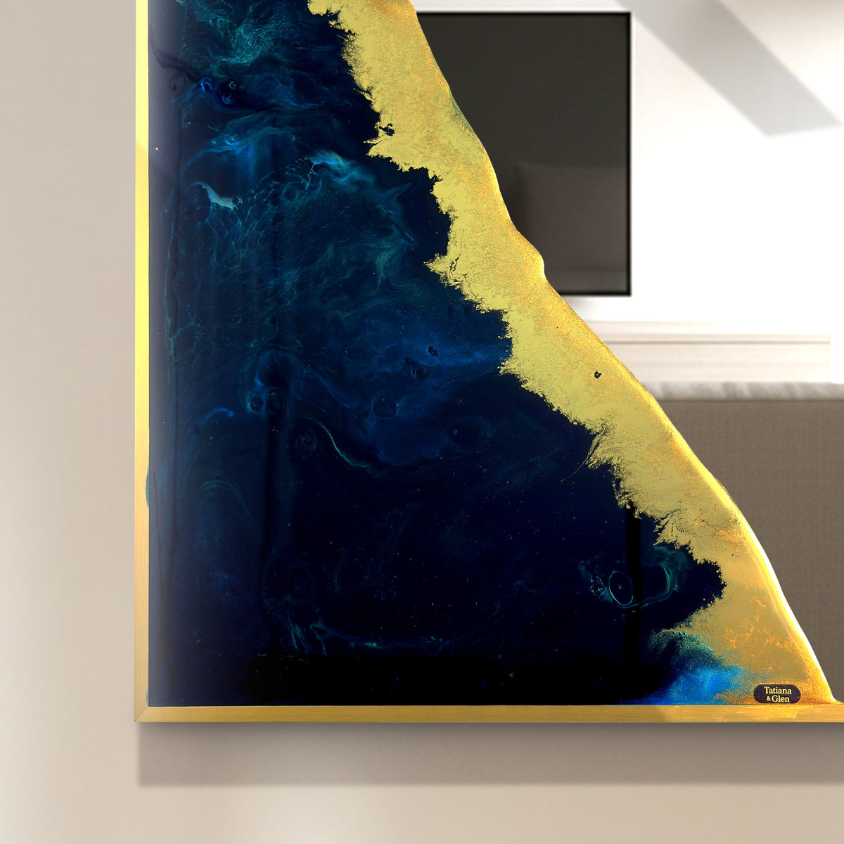 Hand Sculptured Arch Wall Mirror – Tatiana Glen | Crescent Tide