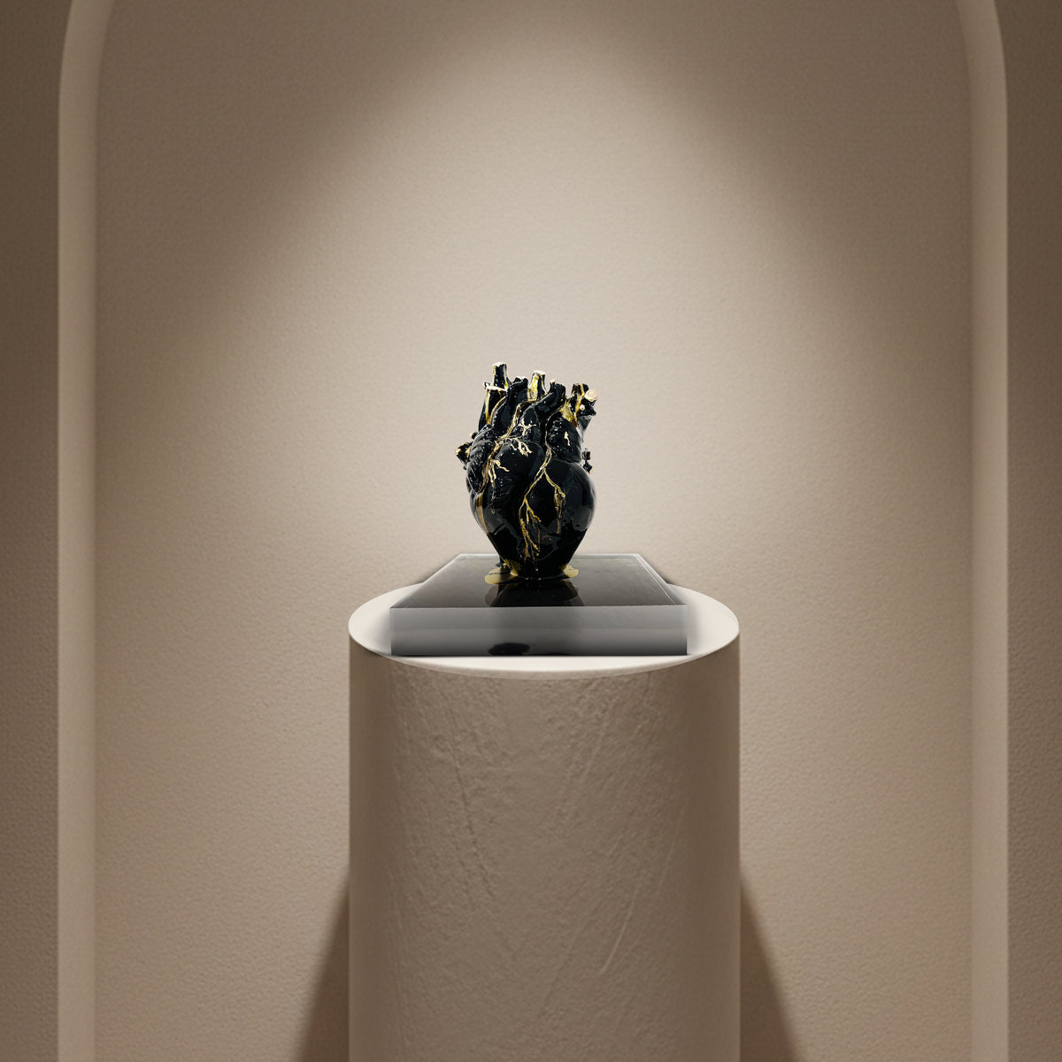 The Heart of Resilience – Sculptural Art Object