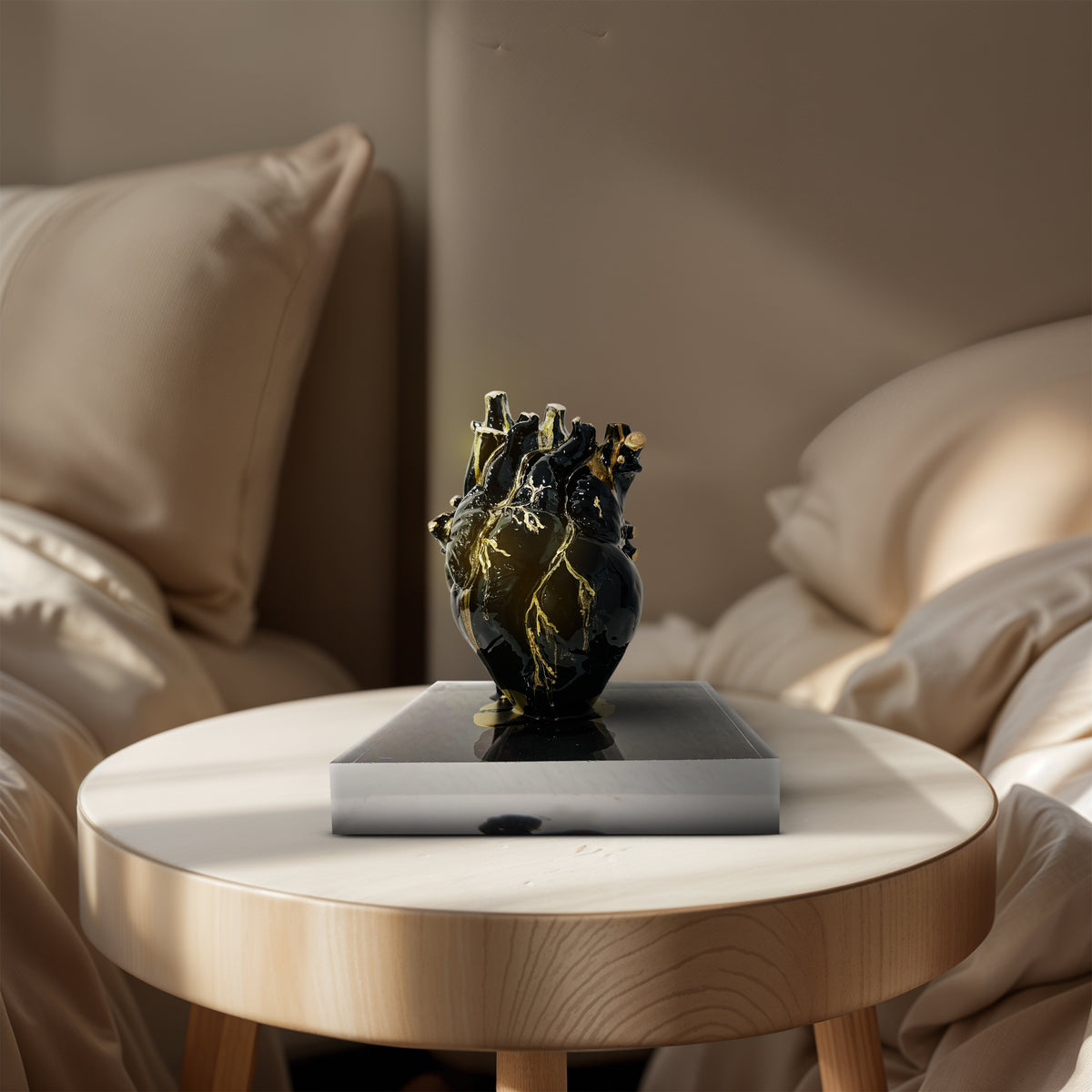 The Heart of Resilience – Sculptural Art Object