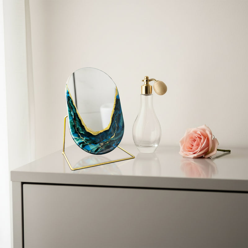 Hand Sculptured Vanity Wall Mirror – Tatiana Glen | Quiet Tide