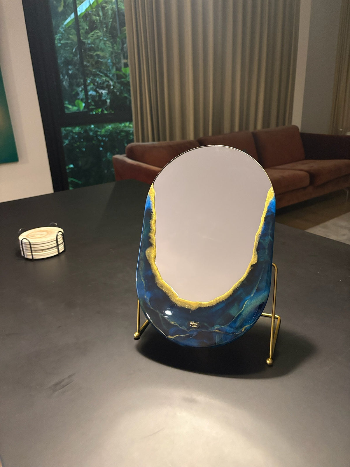 Hand Sculptured Vanity Wall Mirror – Tatiana Glen | Quiet Tide